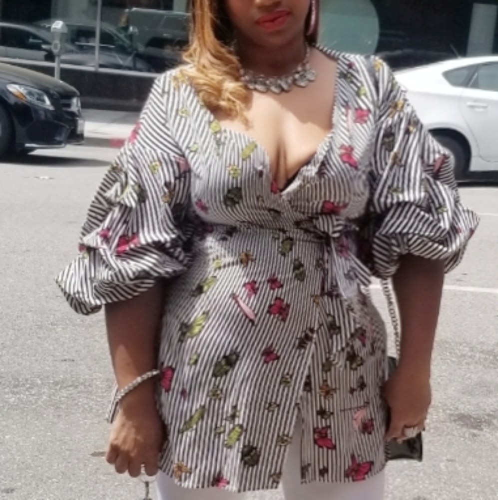 Butterfly wrap dress